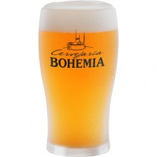Bohemia Cervejaria Copo P/Cerveja 340 Ml, um copo com medidas ideais para que a cerveja no esquente.