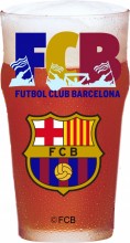 Copo Pub - 470 ml, Barcelona FCB - decorado e distribudo por Globimport sob licena, com embalagem