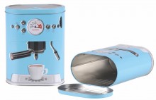 Lata 3D para colocar café, modelo máquina de café - cor azul -16,9x10x22cm - 

PEÇA PELO CODIGO 661005 - DESIGN MÁQUINA DE CAFÉ AZUL
